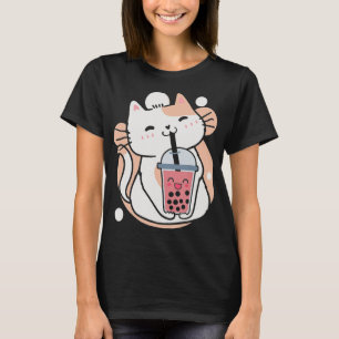 Cat Boba Tea Bubble Tee Anime Kawaii Neko Milktea