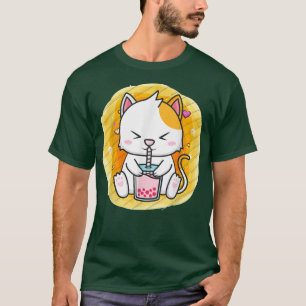 Cat Boba Tea Bubble Tee Anime Kawaii Neko Tea Lieb