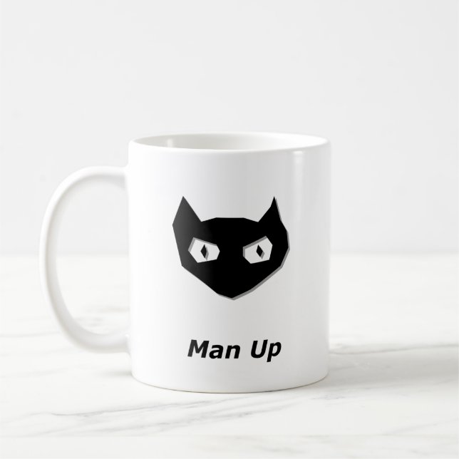 Cat Boo Man Up Kaffeetasse (Links)
