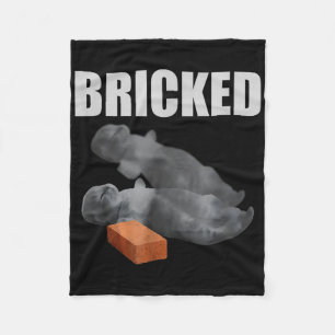 Cat Bricked Funny Knock Out Meme Albern Cats Sayi Fleecedecke