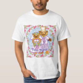 Cat Bride and Groom Hochzeit T - Shirt