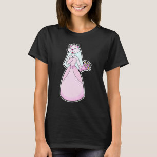 Cat Bride Bunch Blume Hochzeit T-Shirt
