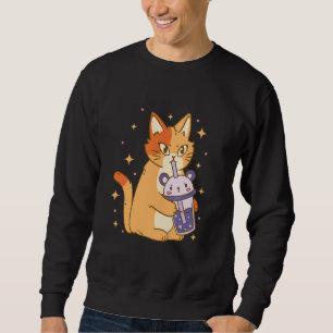 Cat Bubble Tee Cool Retro Spaß Seltsame Bizarre Ku