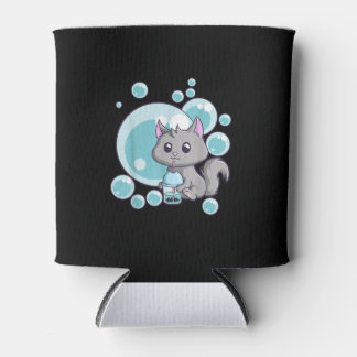 Cat Bubble Tee-Geschenk | Witziges Boba Tee Katzen Dosenkühler