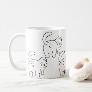 Cat Bum Tasse