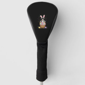 Cat Bunny Oars Eggs Meowy Osterkaninchen Lover Men Golf Headcover