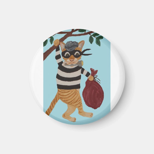 Cat Burglar Magnet (Vorne)