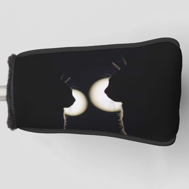 Cat Burglars Gepunktet Golf Headcover (Vorderseite)