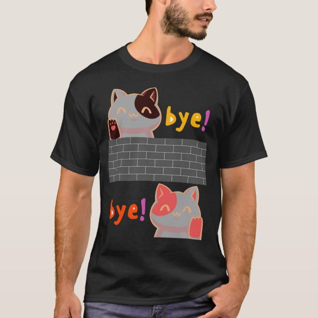 CAT BYE T-Shirt (Vorderseite)