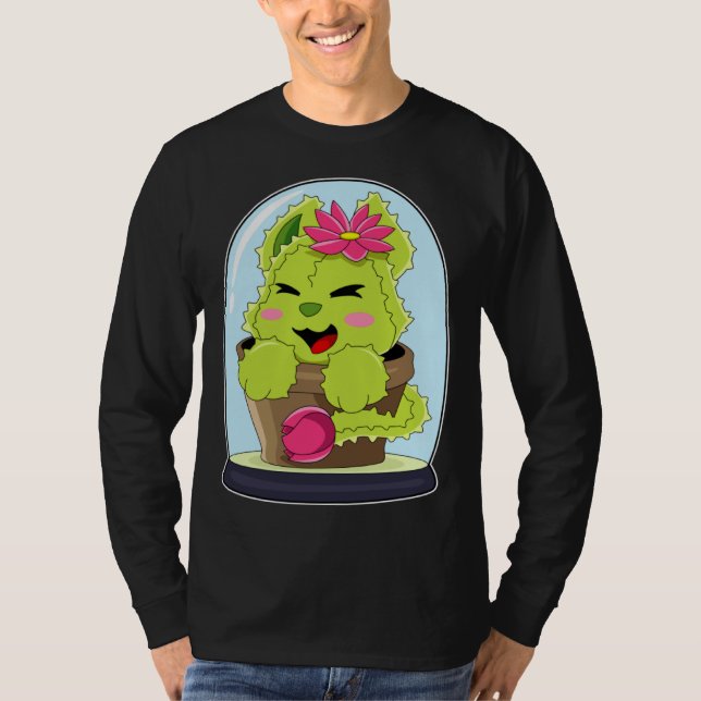 Cat Cactus T-Shirt (Vorderseite)