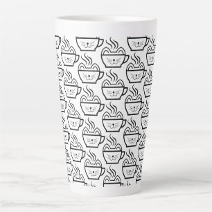 Cat Café Muster Milchtasse