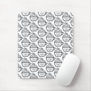 Cat Café Muster Mousepad