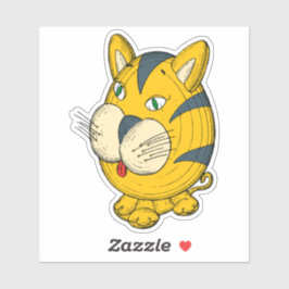 Cat Cartoon Aufkleber