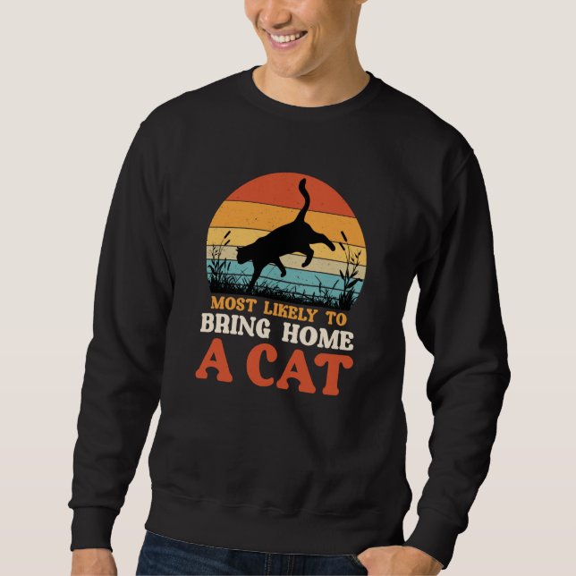 cat cat  kittens hangover sweatshirt (Vorderseite)