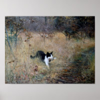 Cat Caught a Bird, Bruno Liljefors