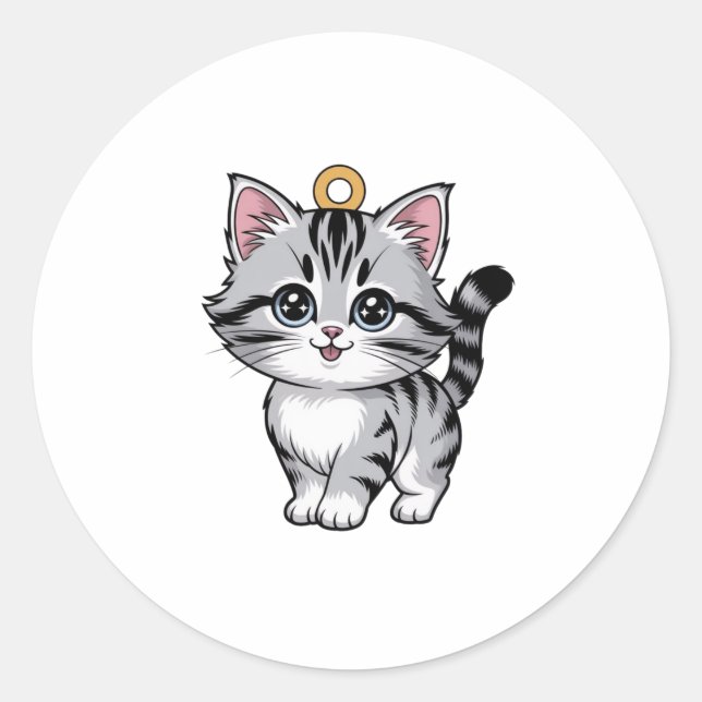 Cat Charm Sticker (Vorderseite)