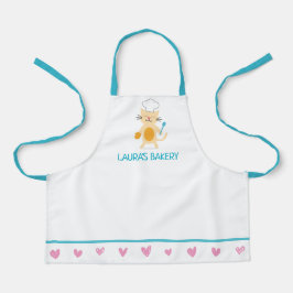 Cat Chef Apron for Kids Schürze