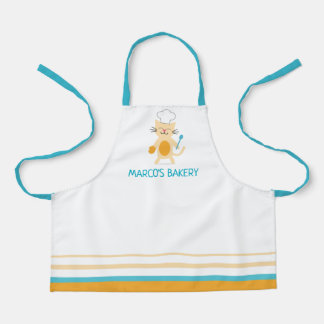 Cat Chef Apron for Kids Schürze