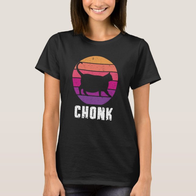 Cat Chonk Cats Cat Mom Cat Dad Cat T-Shirt (Vorderseite)