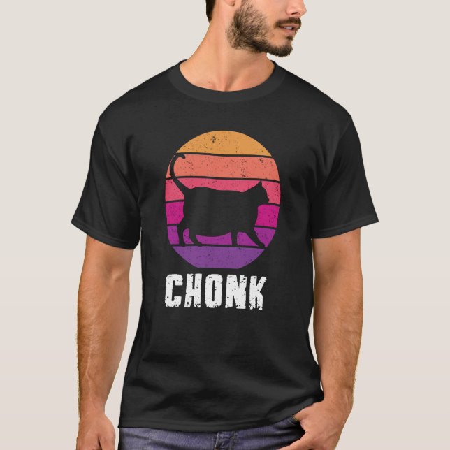 Cat Chonk Cats Cat Mom Cat Dad Cat T-Shirt (Vorderseite)