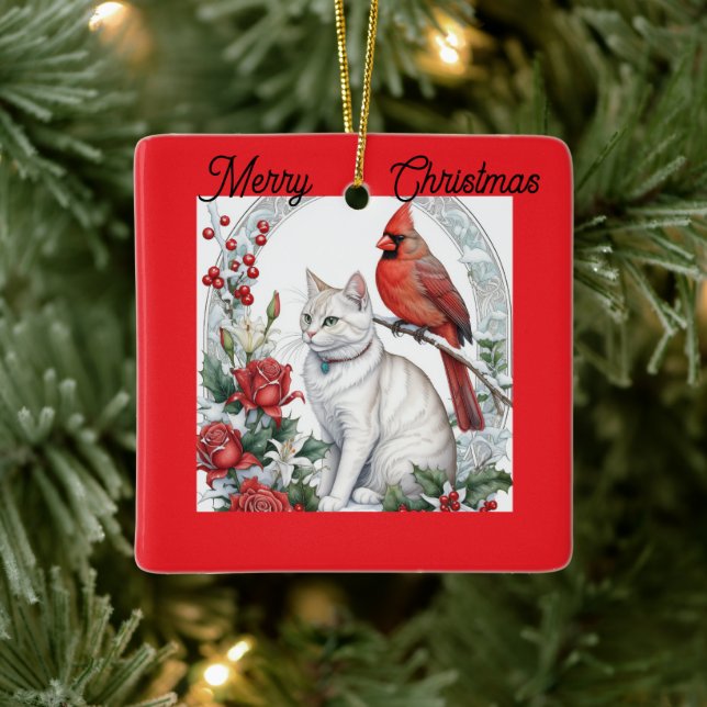 Cat Christmas Ornament (Baum)