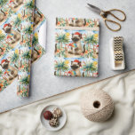 Cat Christmas Pool Party für Weihnachten im Juli Geschenkpapier<br><div class="desc">Chat Christmas Pool Party für Weihnachten im Juli Umschlagpapier</div>