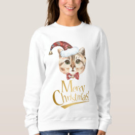 Cat Christmas Sweatshirt