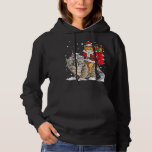 Cat Christmas T-Shirt Santa Caticorn Meowy Xmas Hoodie<br><div class="desc">Cat Christmas T-Shirt Santa Caticorn Meowy Xmas</div>