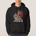 Cat Christmas T-Shirt Santa Caticorn Meowy Xmas Hoodie<br><div class="desc">Cat Christmas T-Shirt Santa Caticorn Meowy Xmas</div>