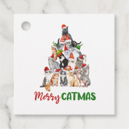 Cat Christmas Tree Cat Lover Weihnachtsfeiertag Geschenkanhänger