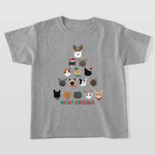 Cat Christmas Tree T-Shirt