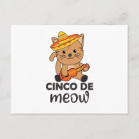 Cat Cinco De Meow Mexican Sombrero Cats