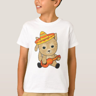 Cat Cinco De Meow Mexican Sombrero Cats T-Shirt