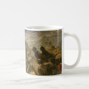 Cat City - Vintage Kunst - Individuell gestaltbar! Tasse