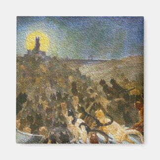 Cat City von Théophile Steinlen Magnet