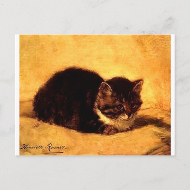 Cat-Clip-Art-11 Postkarte (Vorderseite)