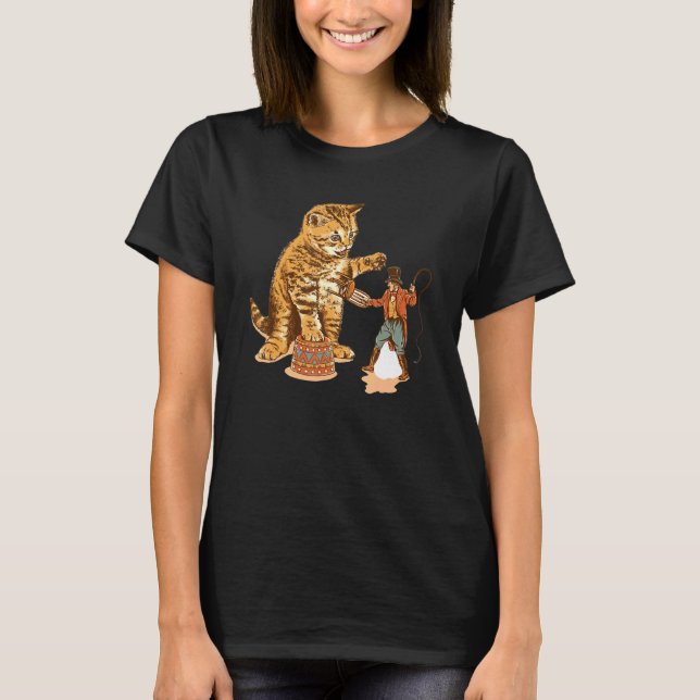 Cat Clown Feline Cat Kitten Circus T-Shirt (Vorderseite)