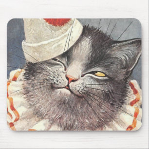 Cat Clown von Arthur Thiele Mousepad