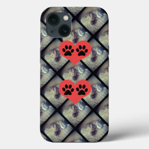 Cat Collage mit Paw Prints von Shirley Taylor Case-Mate iPhone Hülle