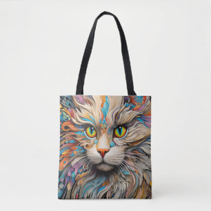 Cat Colorful Animal Verzauberung Abstrakt
