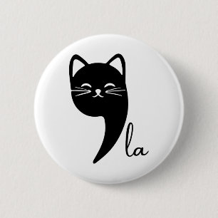Cat Comma La Kamala Harris für Präsident 2024 Elec Button