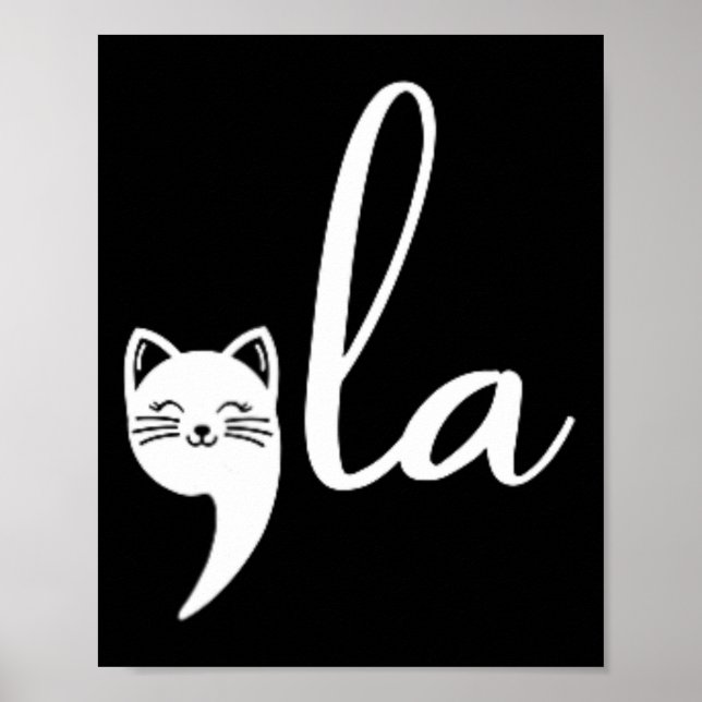 Cat Comma La Kamala Harris für Präsident 2024 Elec Poster (Vorne)