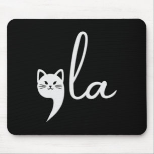 Cat Comma-la Kamala Harris Präsident 2024 Mousepad