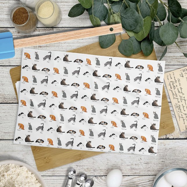 Cat Commands Geschirrtuch (Von Creator hochgeladen)