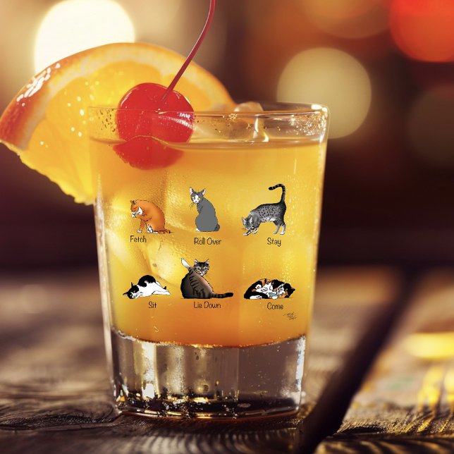 Cat Commands Schnapsglas (Von Creator hochgeladen)