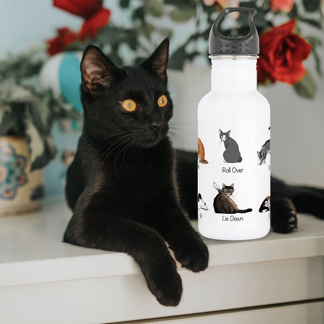 Cat Commands Trinkflasche (Von Creator hochgeladen)