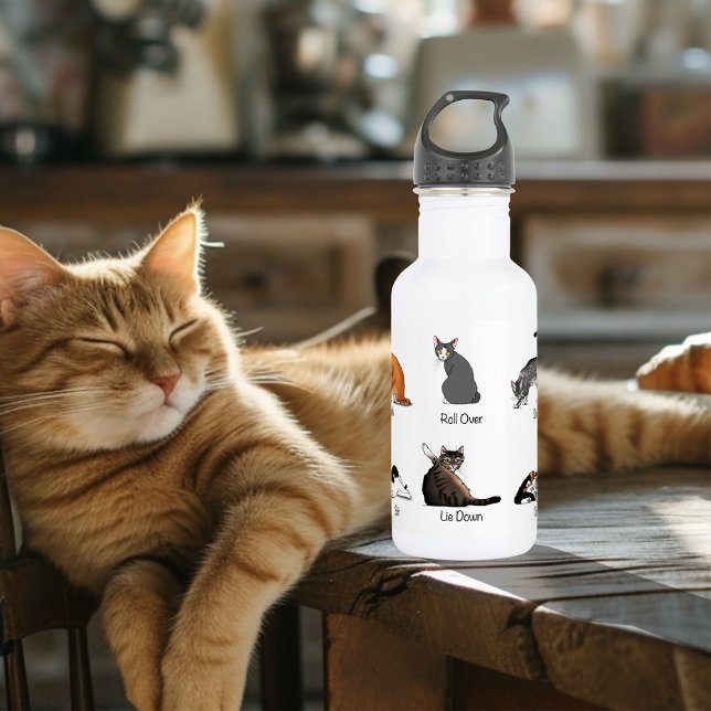 Cat Commands Trinkflasche (Von Creator hochgeladen)