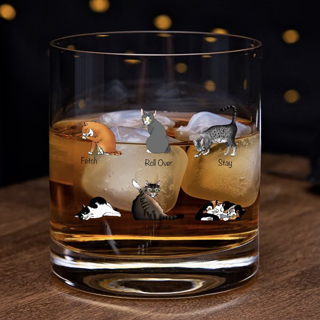 Cat Commands Whiskyglas (Von Creator hochgeladen)