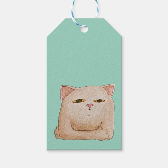 Cat Control Geschenkanhänger (Vorderseite)