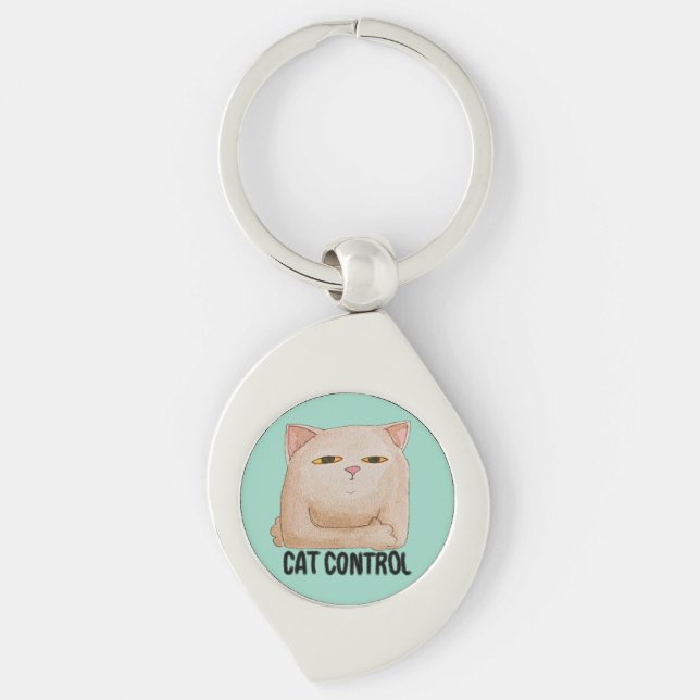 Cat Control Schlüsselanhänger (Vorderseite)